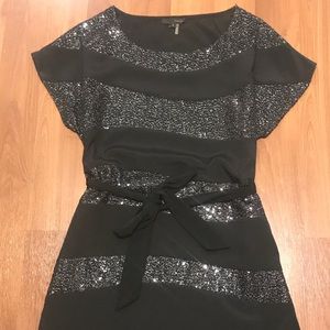Sequin Black Dress